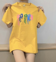 Áo thun nữ chất thun thái áo cotton form vừa mẫu A09 màu Vàng