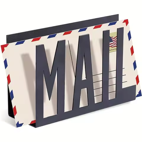 1PC Mail Holder Countertop Countertop Mail Holder Envelope Organizer Cutout Mail Design Envelope Hol