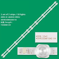 A set of TCL 40 inch 40INCH L40S6800 40A3 40B3 40D6 40HR330 backlights