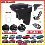 CAR USB ARMREST Axia Bezza Viva Myvi Saga BLM FLX Exora Persona BRV Vios Aruz Rush Iriz Almera armre