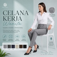 Goy - Slimfit Work Pants | Work Pants OfficeWanita Pants/ Premium FormalWanita