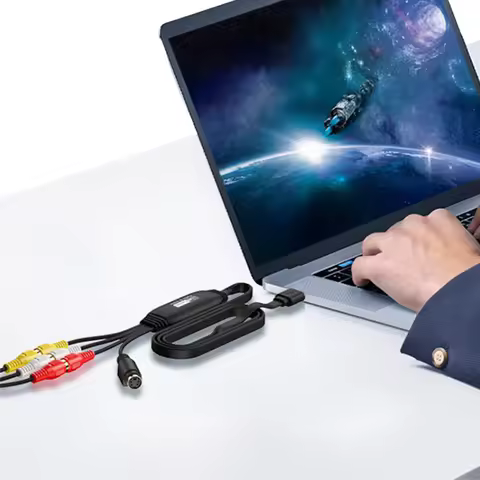 USB Video Capture Card VHS TV DVD VCR Audio Capture Adapter Card USB To AV Video Capture Adapter for