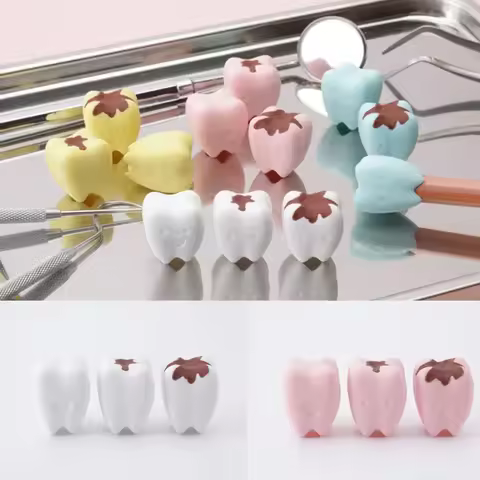 10,50Pcs Dental Eraser Creative Teeth Type Gift Pencil Eraser Dental Clinic for Dentist Lab Statione