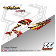 OLD VIXION MOTORCYCLE STRIPING STICKER Design 09