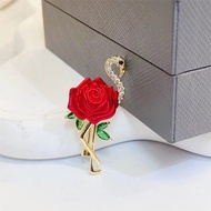 Rose Flamingo Brooch Fashion ethos corsage accessory