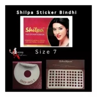 Shilpa round shape bhindi deep red 7(single) - 1 pc
