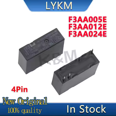 5/PCS New Original F3AA005E 5V F3AA012E 12V F3AA024E 24V 4Pin Relay In Stock