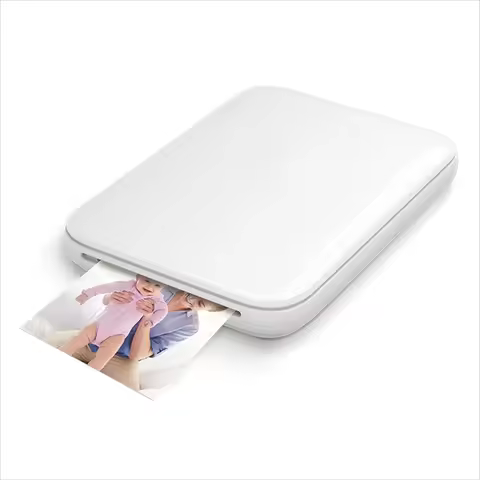 Mini Pocket 3 Inch Mini Bluetooth Wireless Photo Printer Portable Color Photo Printer Usb Printers &