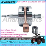 Motorcycle engine Crankshaft assembly parts fits for 2001-2004 YAMAHA YZ85 YZ125 YZ 85 YZ 125 CC 125
