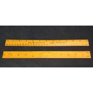 Wooden Straight Ruler (30cm) 12 Pieces Long Wooden Ruler/