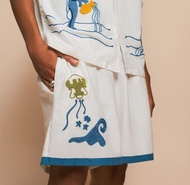 (Sanje) Trove horts กางเกงขาสั้น ผ้าคอลตอนลินิน