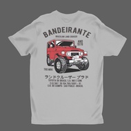 Vintage Retro Brazilians Lan Cruiser Gear FJ 40 Grey T-Shirt