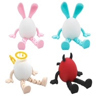 Easter eggs, bunny eggs, devil eggs, angel eggs, 3D printed bunny egg creative ornaments for childre