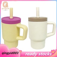 With Straw and Handle 12oz Car Cup Spill-Proof Training Cups Easy to Clean 2 Pack