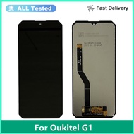 อะไหล่สำหรับชิ้นส่วนจอสัมผัสแอลซีดีของเครื่องแปลงดิจิทัล G1 Oukitel G1 G1อะไหล่หน้าจอเซ็นเซอร์หน้าจอ