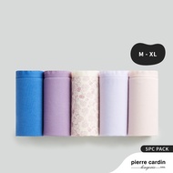 Pierre Cardin 5PC Pack Secret Garden Comfort Cotton Midi Panty 505-7405