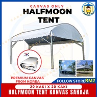 Canopy Boi 20 x 20 Halfmoon Canopy Canvas Only 20X20 Kanopi Halfmoon Kanvas PVC Korea (KANVAS SAHAJA