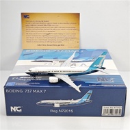 NG Models 87003 87005 1: 400 Boeing Original Factory B737MAX7 N7201S N7202U