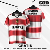 Indonesian Retro Custom National Team Jersey Can Be United