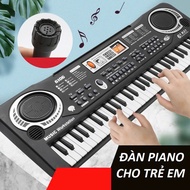 ĐÀN PIANO 61 PHÍM CHO BÉ TẬP ĐÀN ÂM THANH CỰC HAY TẶNG KÈM 1 MICRO LUYỆN HÁT CỰC HAY