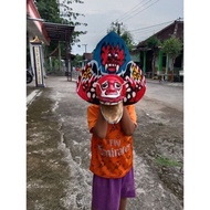 Terapik Barongan Devil Anak Devil Mainan Barongan Anak Anak Caplokan