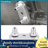 cloudshop Fabater Transmission Cooler Line Adapter Plate  CNC Machined Aluminum Alloy with Dual 6AN 