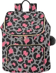Leopard Print Pink Lightweight Backpack for Women Travel 15L Woman Medium Backpack