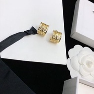 Givenchy outlet金色鏤空耳環