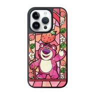 i-Smart-迪士尼彩繪玻璃手機殼-iPhone15系列-勞蘇 Lotso