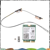 Wifi Card Ax201 Ngw with Antenna Wifi 6 3000Mbps M.2 Cnvio2 Bluetooth 5.1 Wifi Adapter for Windows10