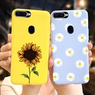 Cute Dasiy Sunflower Case OPPO F5 F7 F9 Casing Ultra Slim Silicone Soft Cover OPPO F5 Plus F7 Youth F9 Pro Phone Shell