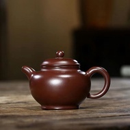 Yixing Zisha Pot Popular Purple Vermilion Clay Pot Only Famous Kung Fu Tea Set 200cc Authentic Zisha