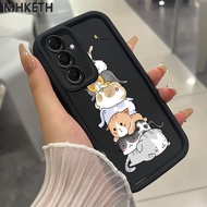 MHKETH Case For Samsung A16 4G A16 5G Cute Cartoon Cat Phone