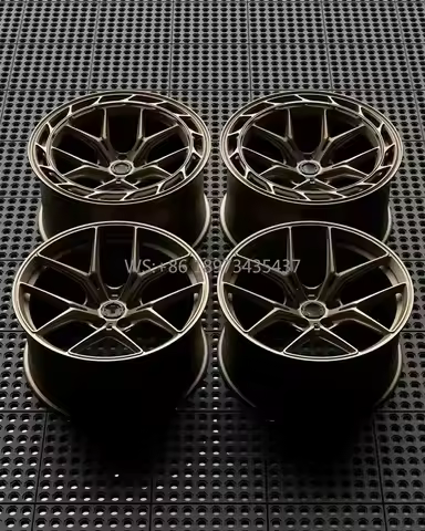 18 19 20 Inch Forged Monoblock Bronze Deep Concave Wheels V-Spoke 5x108 5x115 5x120 PCD T6061-T6 CNC