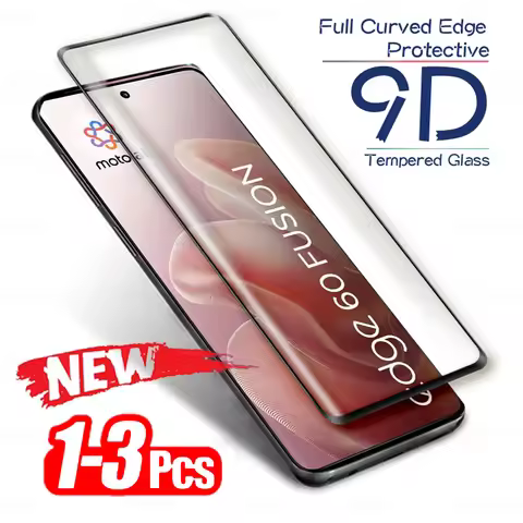 9D Curved Glass For Motorola Edge 60 Fusion 1-3Pcs Tempered Screen Protector Moto Edge50 50 Edge60 F
