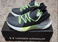 Under Armour Running HOVR Phantom 3 RFLCT 運動鞋黑色/黃綠色，尺寸US8.5/US9/US10/US10.5