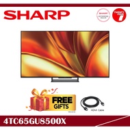[ Delivered by Seller ] SHARP AQUOS XLED 65 Inch 4K UHD TV 4TC65GU8500X