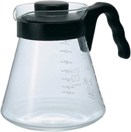 Hario V60 Glass Coffee Server Pour Over Carafe Microwave Safe 1000mL Black