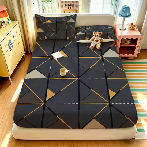 3pcs 100% polyester brushed print bedding bedrooms homes hotels Soft bed sheet set without core 1bed