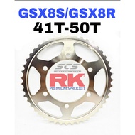 RK Rear Sprocket Belakang SUZUKI GSX-8S GSX-8R 41 / 42 / 43 / 44 / 45 / 46 / 50 Spare GSX8S GSX8R 8S