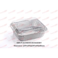 4483P Aluminium Foil Tray with cover | 4483-P | 5sets