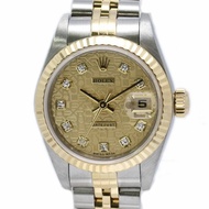 勞力士 Datejust 10P 鑲鑽 79173G 女士腕錶 SSx18K 黃金 40464