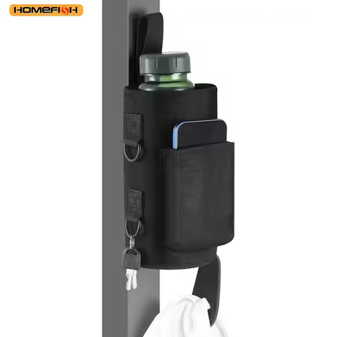 Magnetic Gym Water Bottle Bag Non Slip Magnetic Gym Sling Bag Portable Magnetic Water Bottle Carrier