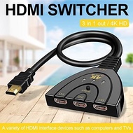Hdmi Switch 4k 3 port / HDMI switch 3 port / Hdmi switcher / Pigtail
