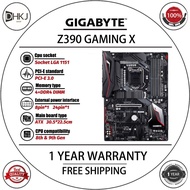 USED Gigabyte Z390 GAMING X For GIGABYTE z390 DDR4 Intel i9 i7 i5 i3 CPU Gaming Placa-mãe 1151 LAN M