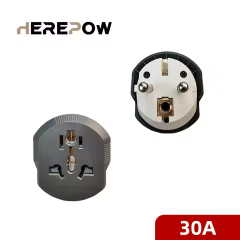 Herepow Universal Plug Converter 30A 250V High Quality Home Appliance Wall Socket Suitable For FR AU