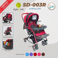 Apruva SD-003R Multifunctional Red Baby Stroller