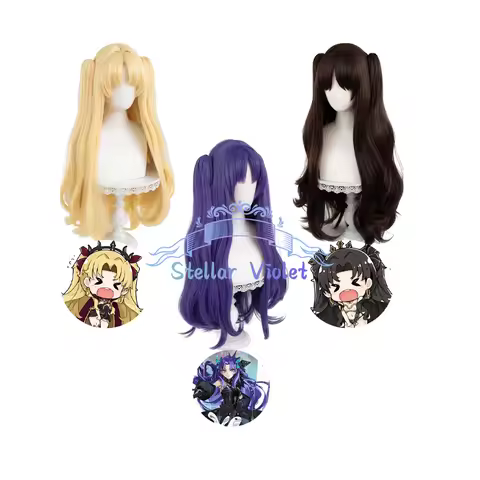Irkalla Ereshkigal Cosplay Wig Heat Resistant Game FGO Fate/stay Night Tohsaka Rin Cosplay Synthetic