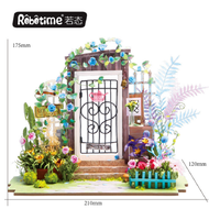 Rolife ไม้ Diy Miniature House Kitchen ศิลปะ Craft Baking Store ของขวัญสร้างสรรค์ประกอบอาคารของเล่นเ