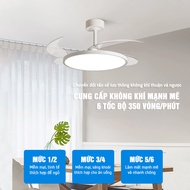 96w LED Ceiling Fan 3 Light Modes 42inch 6 Wind Levels Separate light control - quiet and cool - Lux